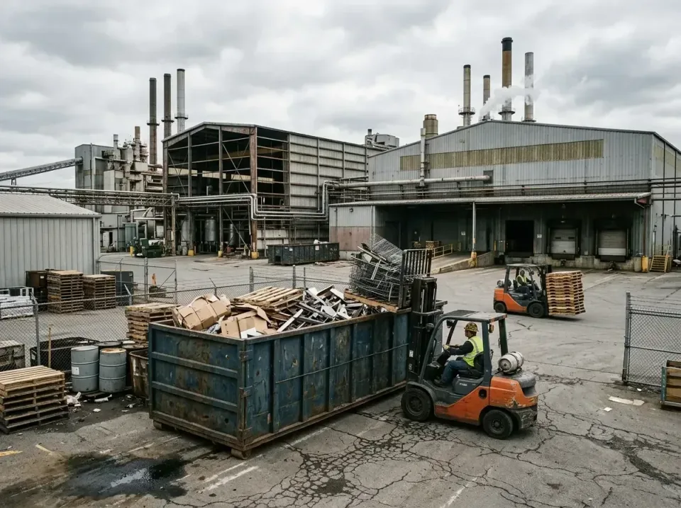 industrial-factory-scrap-conta-003 — frequently asked questions, Cheap Roll-off Dumpster Rentals in Media, PA